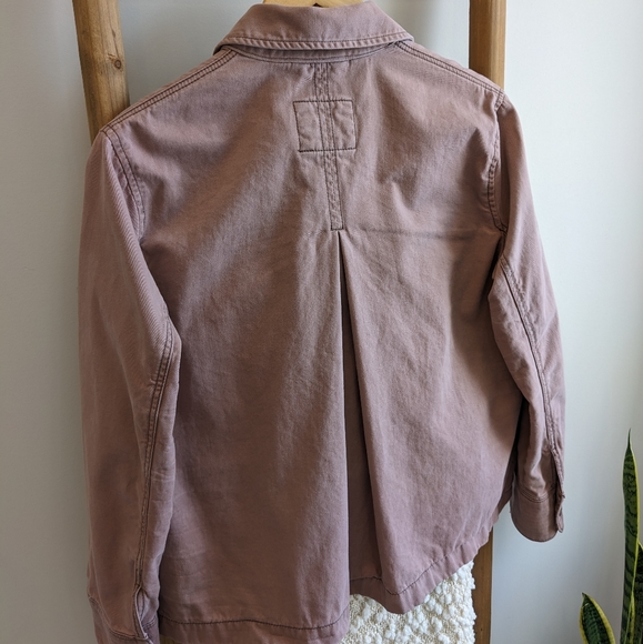 A&F Swing Twill Shirt Jacket - Picture 7 of 10